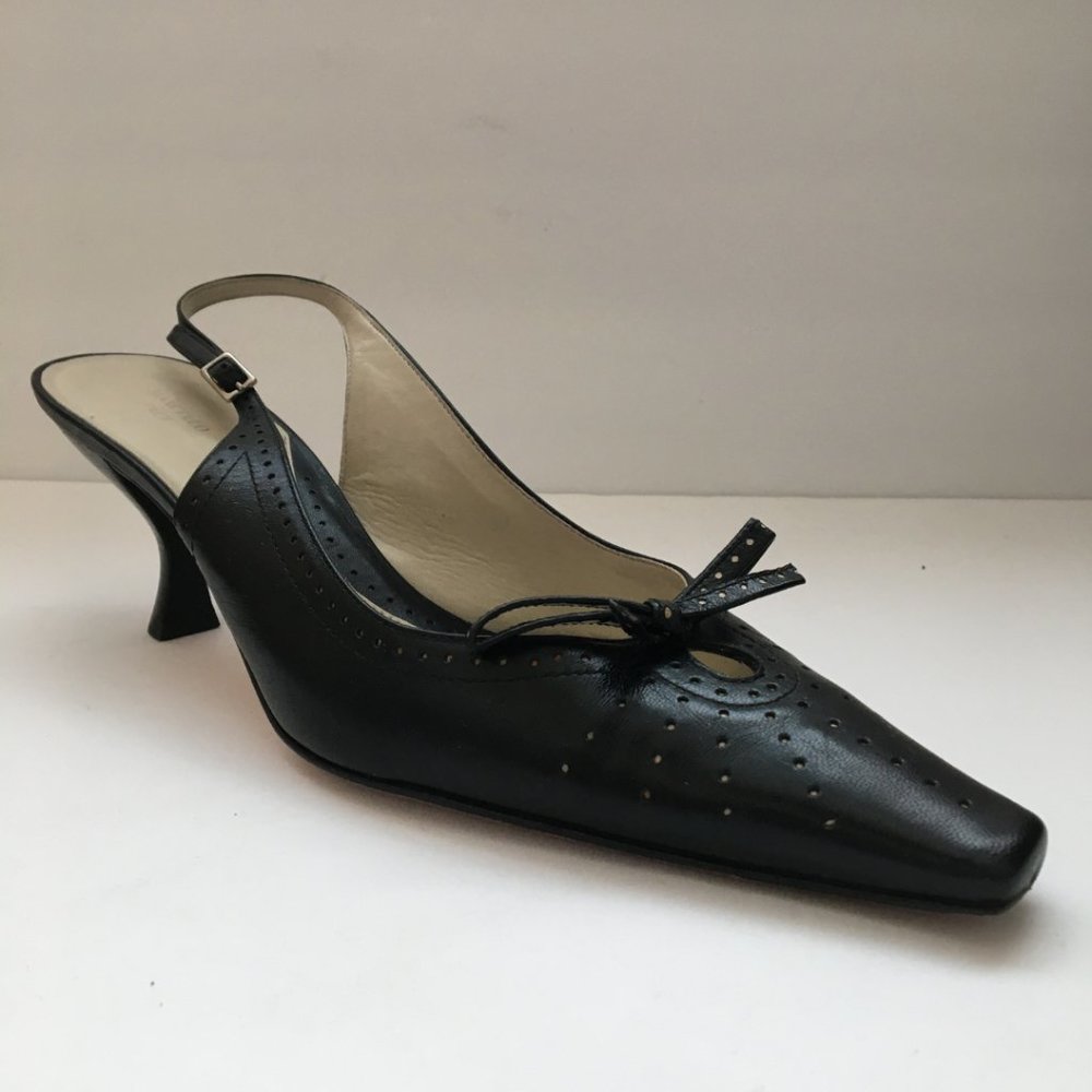 Marcello Paci | Leather Slingbacks | Size 10